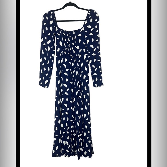 Reformation Sigmund Dress Splatter Print size 0 - Picture 7 of 9